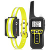 For 1 Dog (1 Yellow Black Remote + 1 Yellow Reflective Plastic Collar)