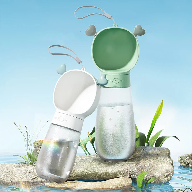 2-in-1 Portable Dog Water and Food Bottle