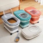 Collapsible Pet Food Storage Container