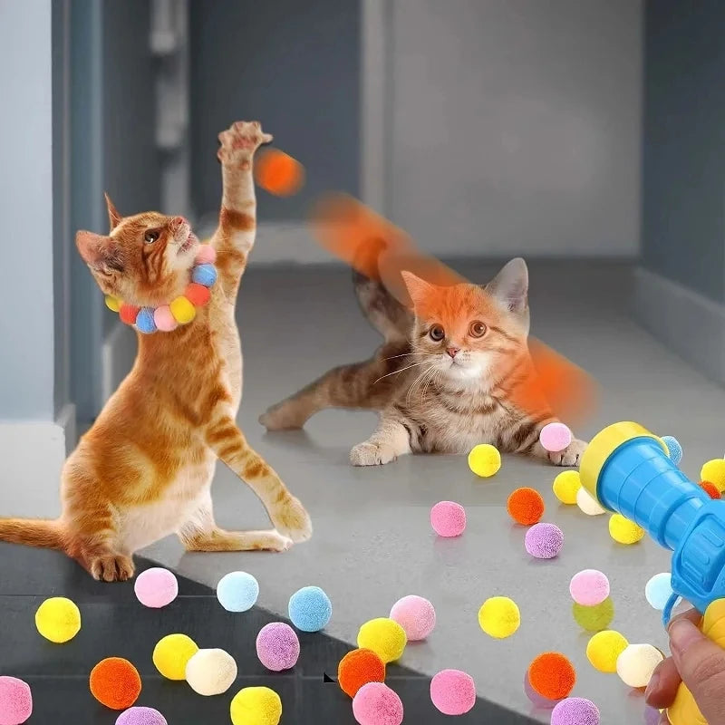 Interactive Cat Launcher Toy