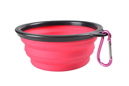 Collapsible Silicone Pet Bowl Outdoor