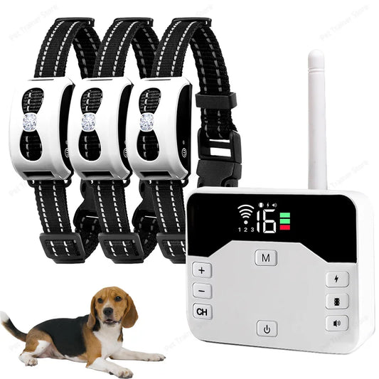 2-in-1 Electric Pet Wireless Fence and Training Collar System