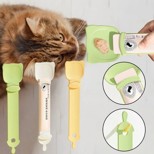 Cat Food Strip Squeezer Spoon