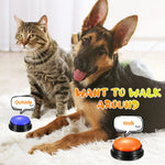 Recordable Voice Communication Buttons Toy for Pets