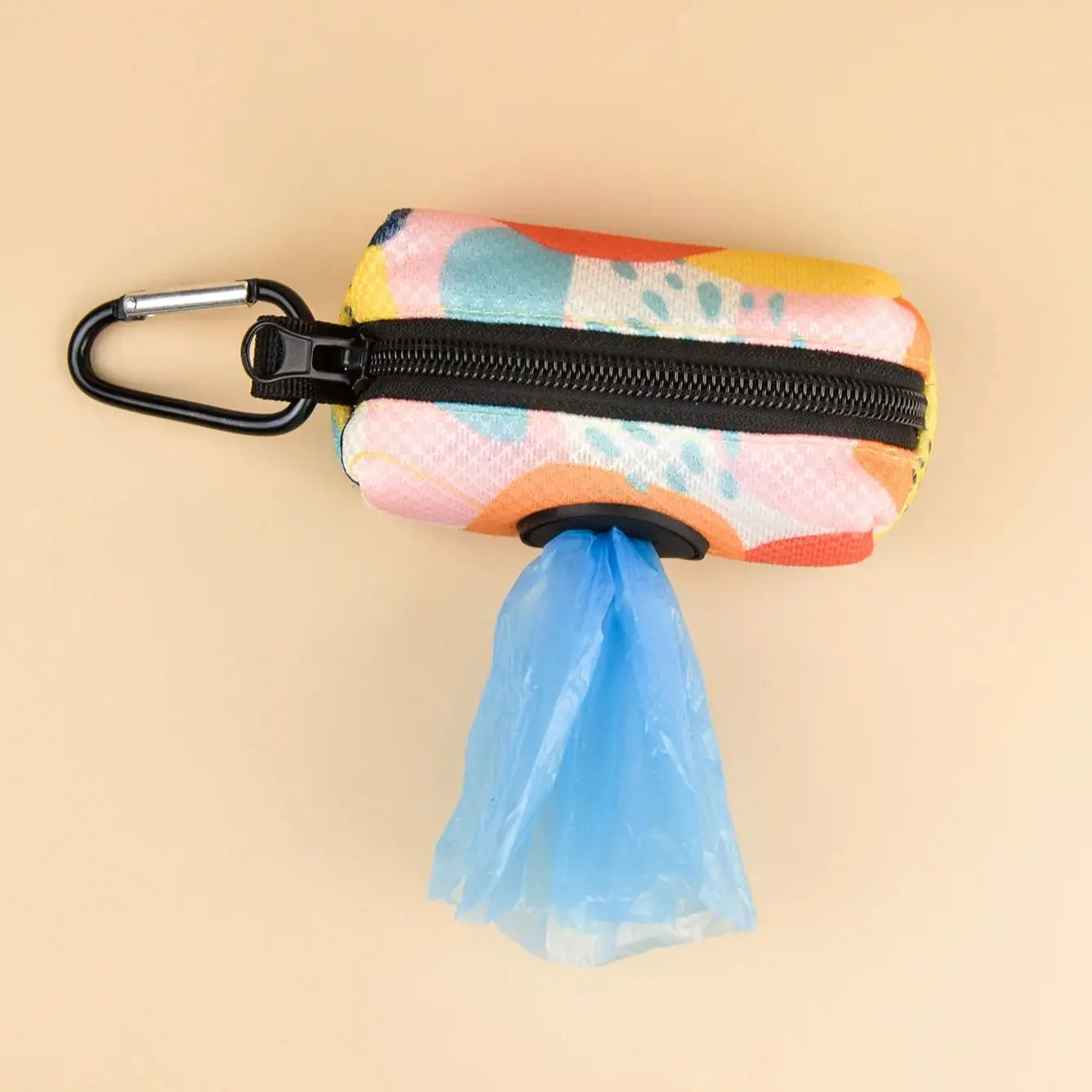Abstract Designer Print Pet Poop Bag Holder Dispenser for Dog Leashes