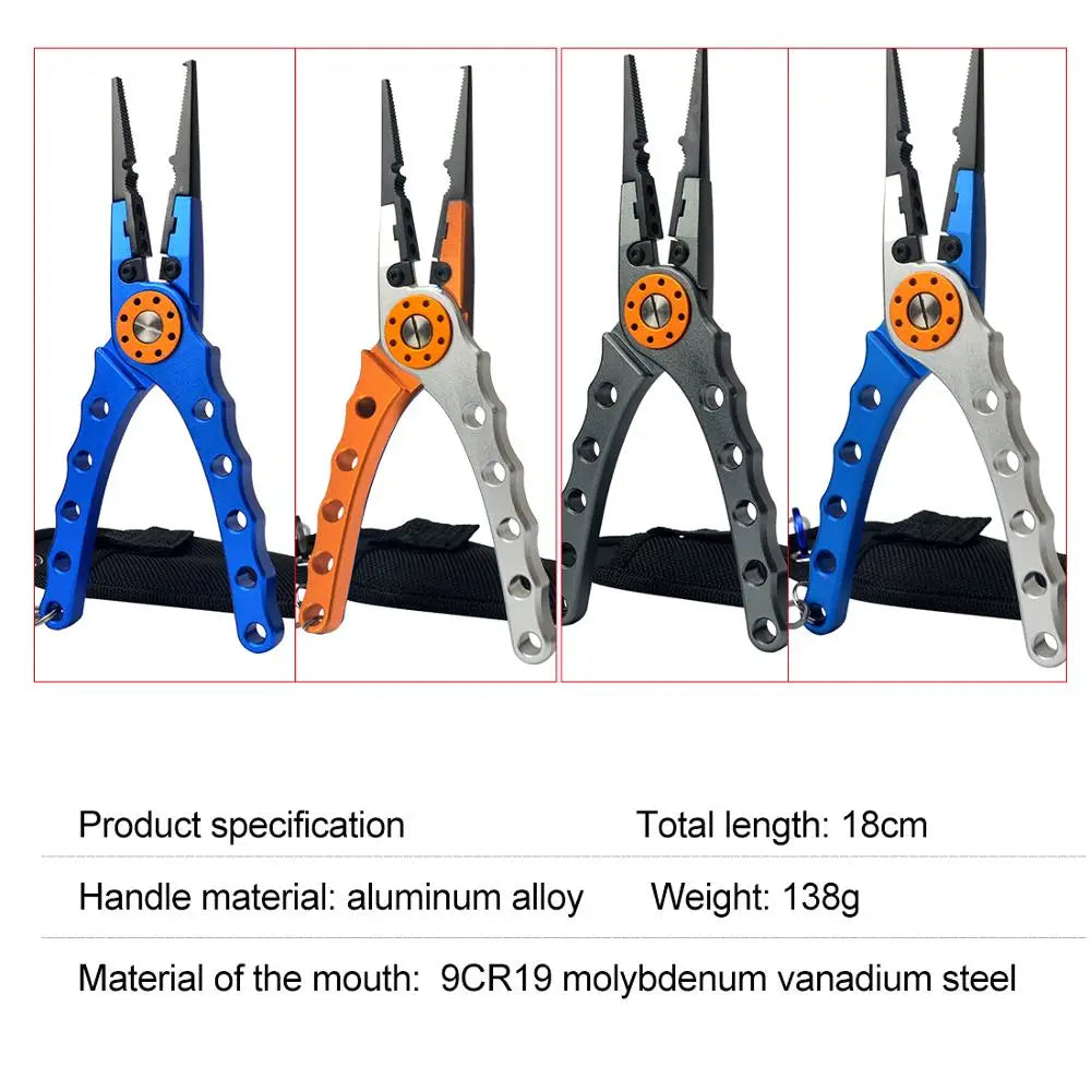 Multifunctional Fishing Pliers with Line Cutter