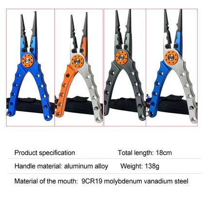 Multifunctional Fishing Pliers with Line Cutter