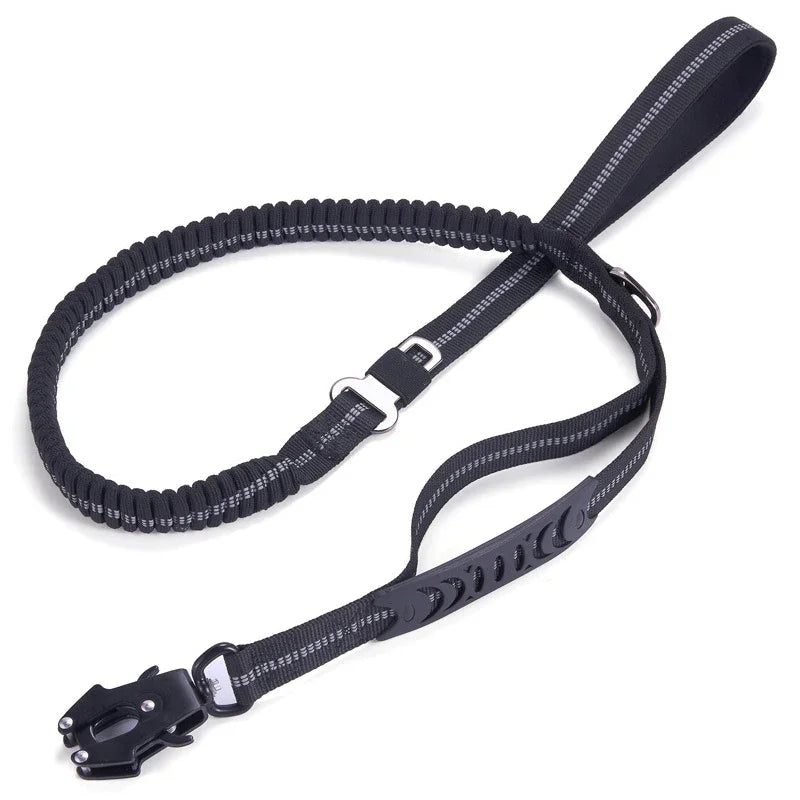 Heavy Duty Dog Leash with Elastic Bungee for Medium & Large Dogs