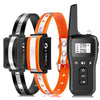 For 2 Dogs (1 Black Remote + 2 Reflective Plastic Collars [1 Orange - 1 Black])