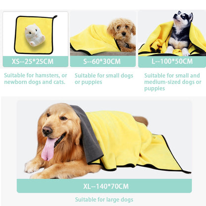 Quick-drying Soft Fiber Pet Towel