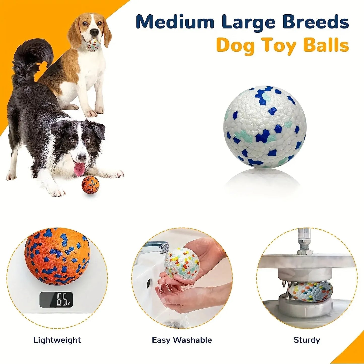 Durable Chew Ball Dog Toy