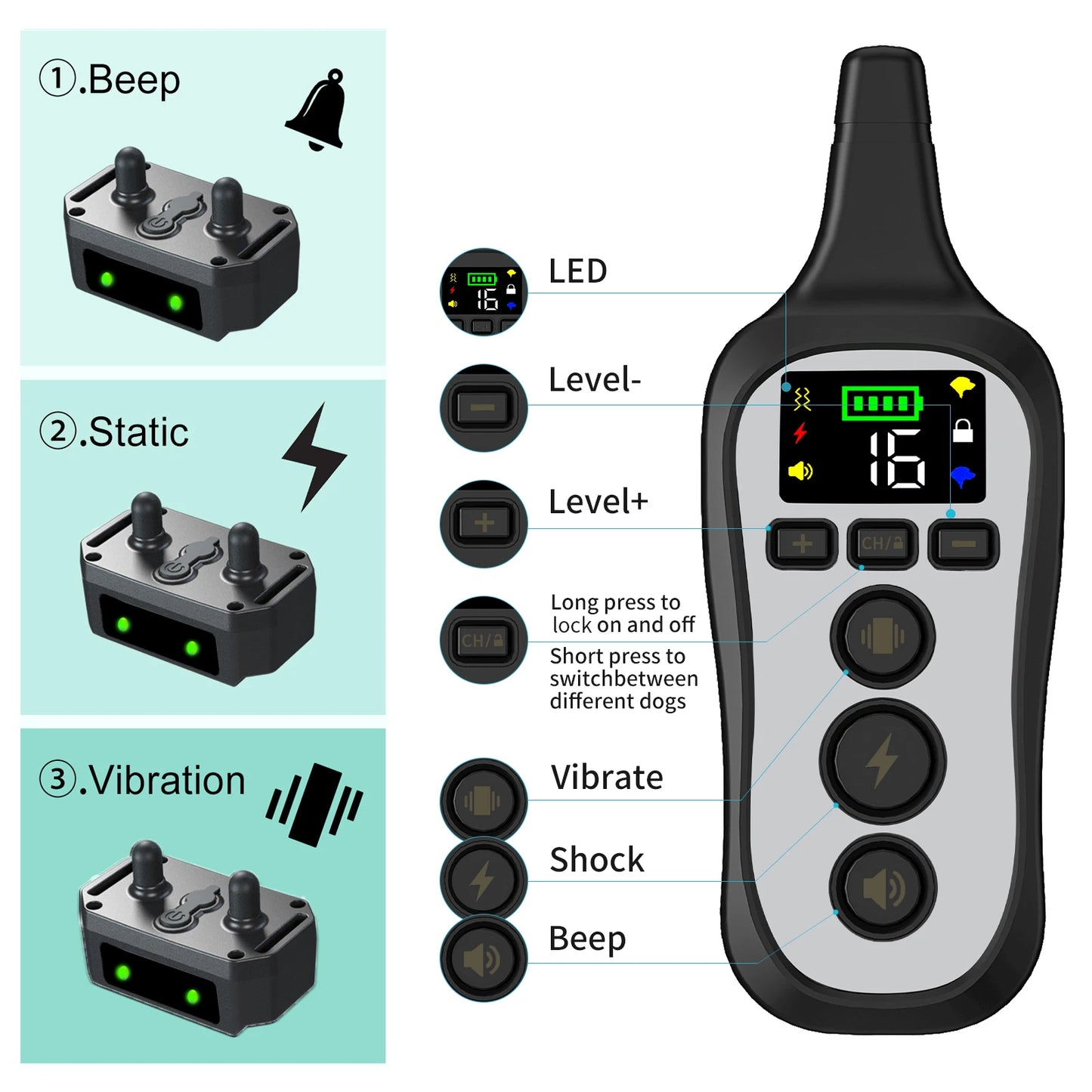 600M Electric Dog Training Collar 