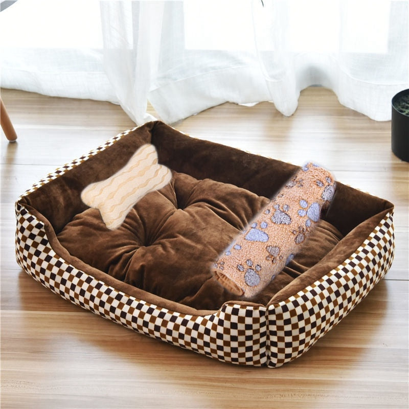 Square Pet Sofa Bed (3-in-1)