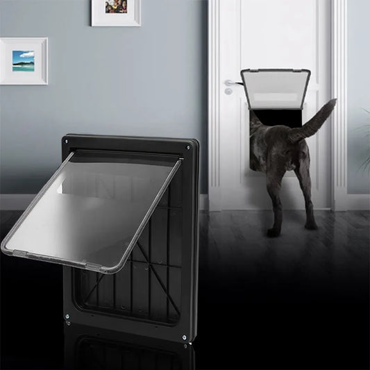 Dog and Cat Flap Door with Lockable Security for Pets