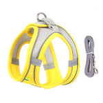 Adjustable Dog Harness and Leash Set for Pets