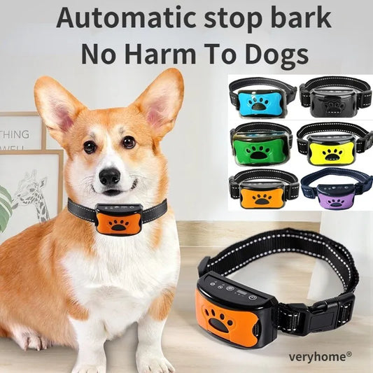 USB Rechargeable Ultrasonic Anti-Barking Dog Collar