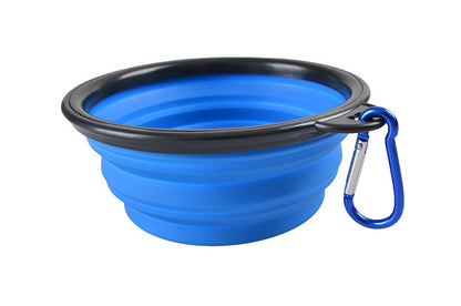 Collapsible Silicone Pet Bowl Outdoor