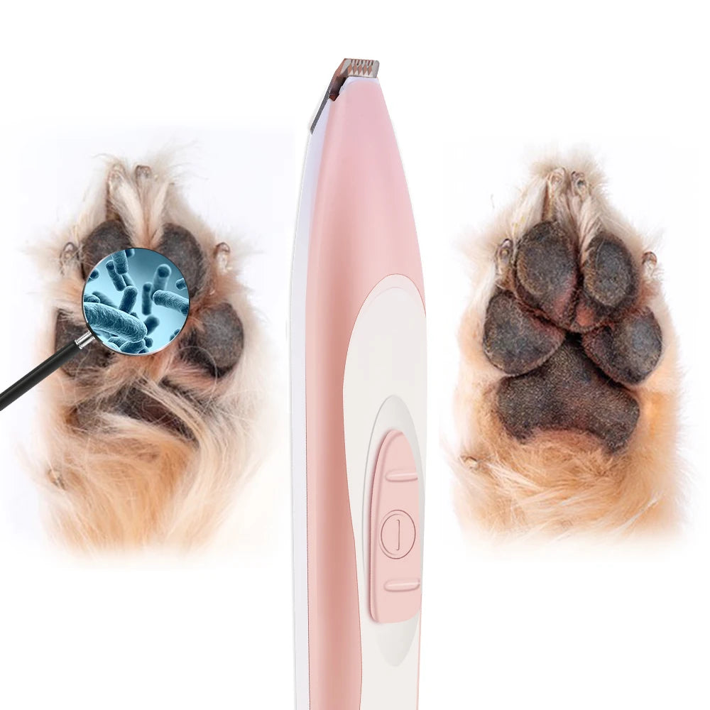 Dead corner Pet Electric Grooming Trimmer with LED