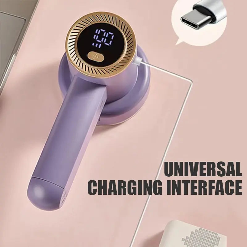 Electric Lint Remover Shaver with LED Digital Display