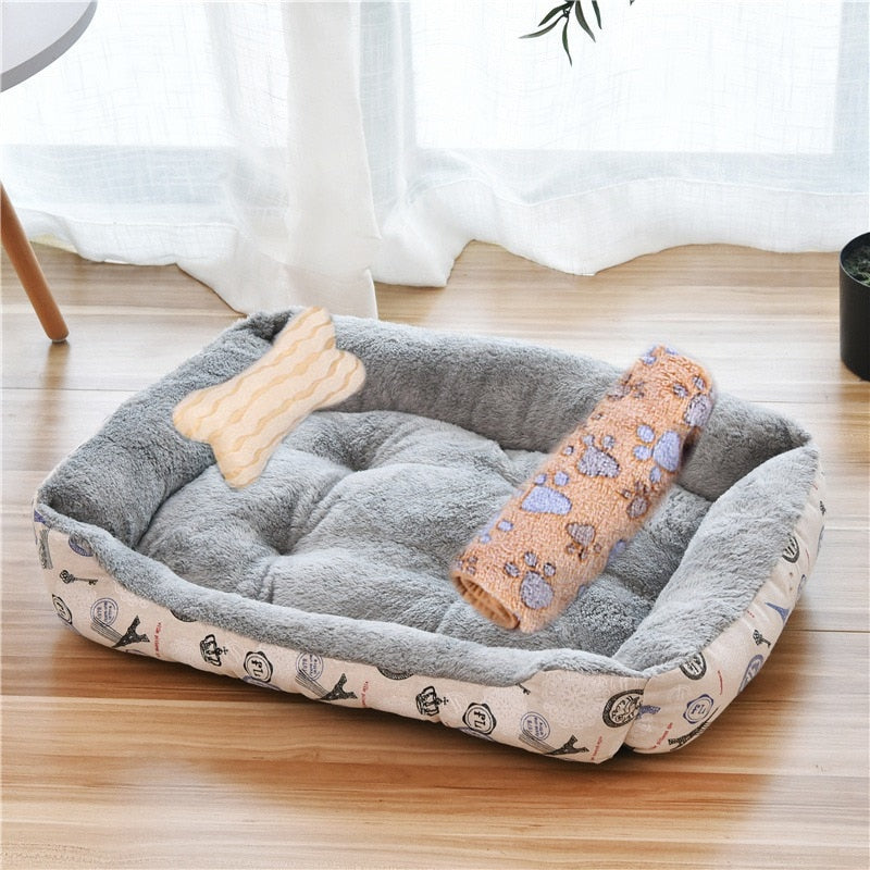 Square Pet Sofa Bed (3-in-1)