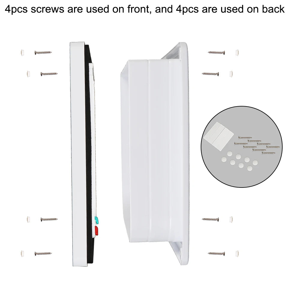 ABS Plastic 4-Way Lock Security Flap Door