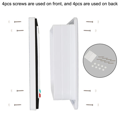 ABS Plastic 4-Way Lock Security Flap Door