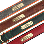 Personalised Dog Collar with PU Leather