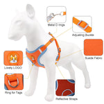 Adjustable No-Pull Pet Harness and Leash Set for Small to Medium Dogs and Cats