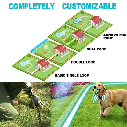 Rechargeable Waterproof Electric Dog Fence System