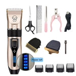 Cordless Rechargeable Professional Pet Hair Trimmer Set