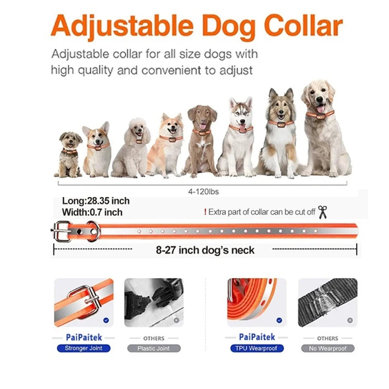 PD518 Dog Shock Collar with Receiver (NO REMOTE CONTROL /TRANSMITTER)