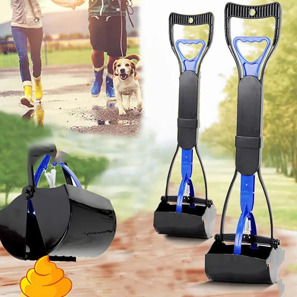 Long Handle Pet Waste Scooper for Dogs and Cats