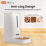 Wi-Fi Enabled 4L Smart Pet Feeder for Cats and Dogs with APP Control