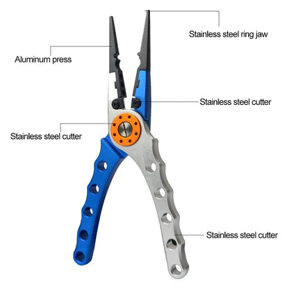 Multifunctional Fishing Pliers with Line Cutter