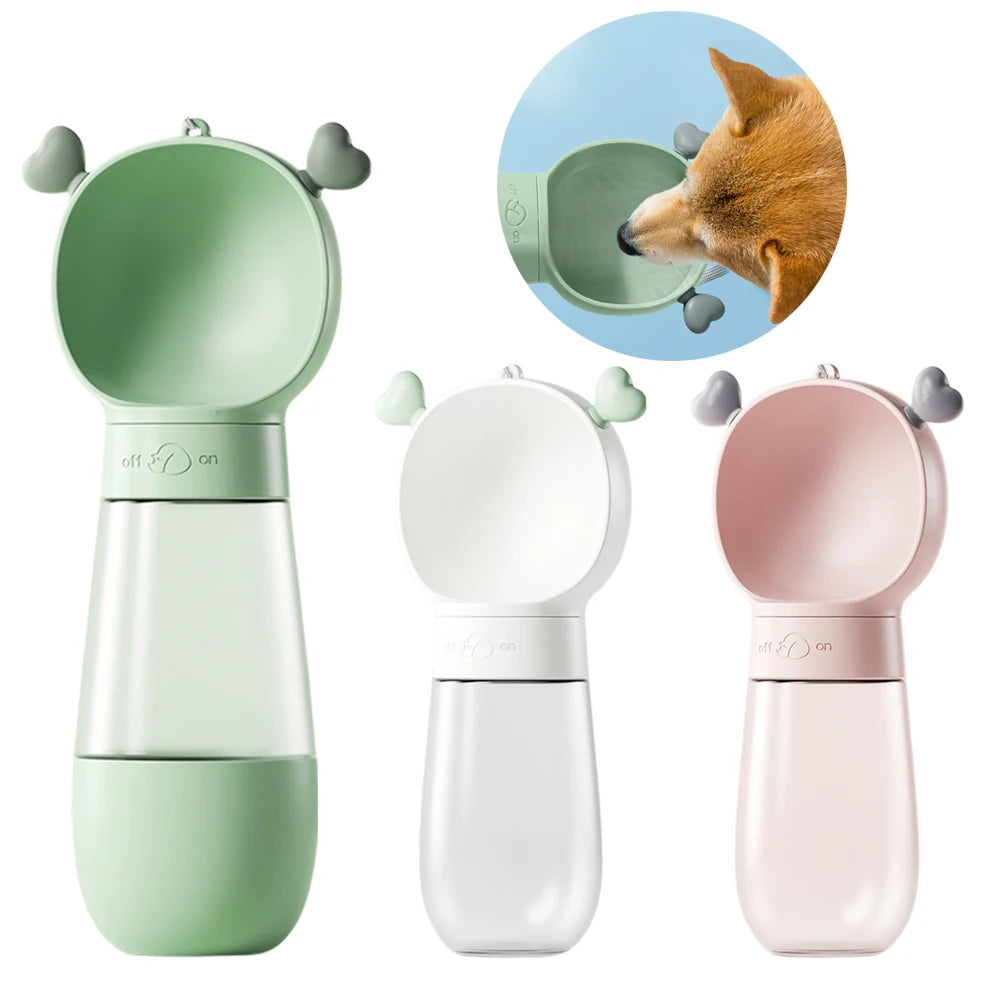 2-in-1 Portable Dog Water and Food Bottle