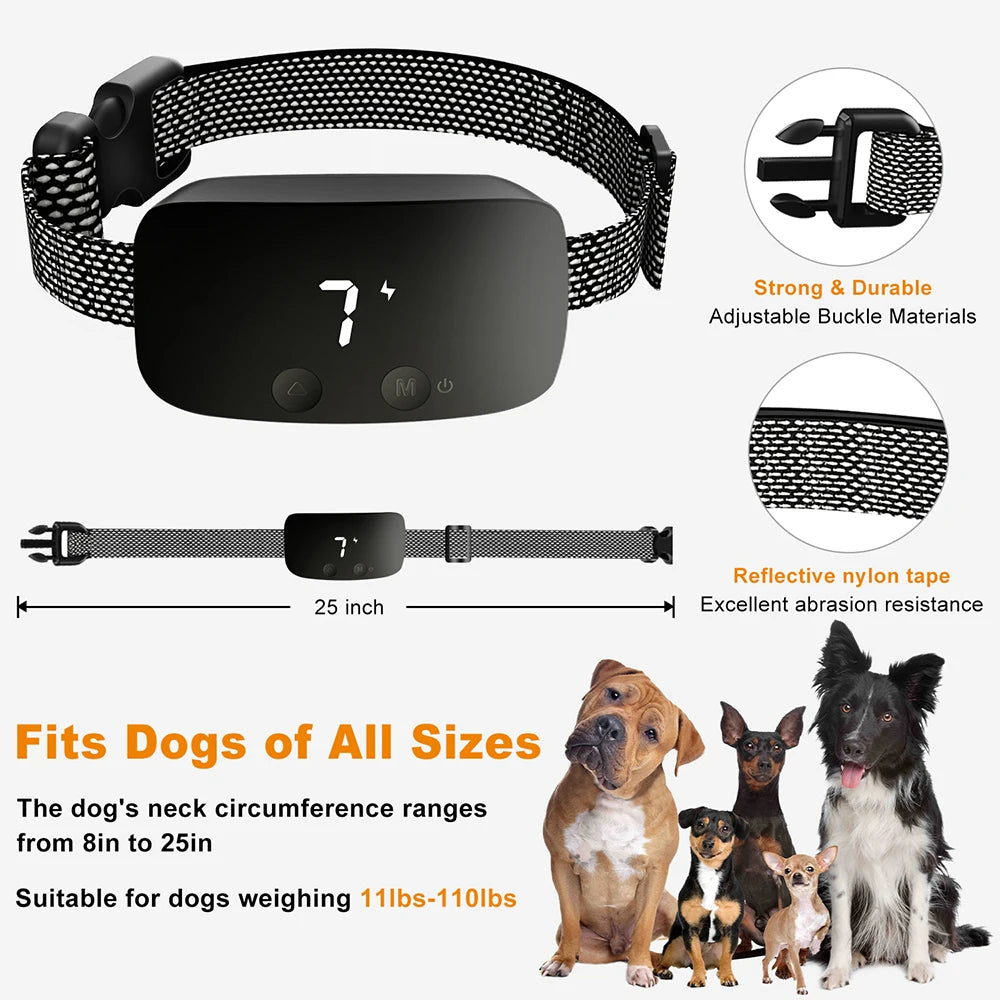 Rechargeable Anti-Barking Dog Collar