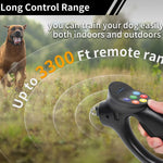 2-in-1 Function Dog Training Collar & Anti-Tugging Pulling Dog Leash