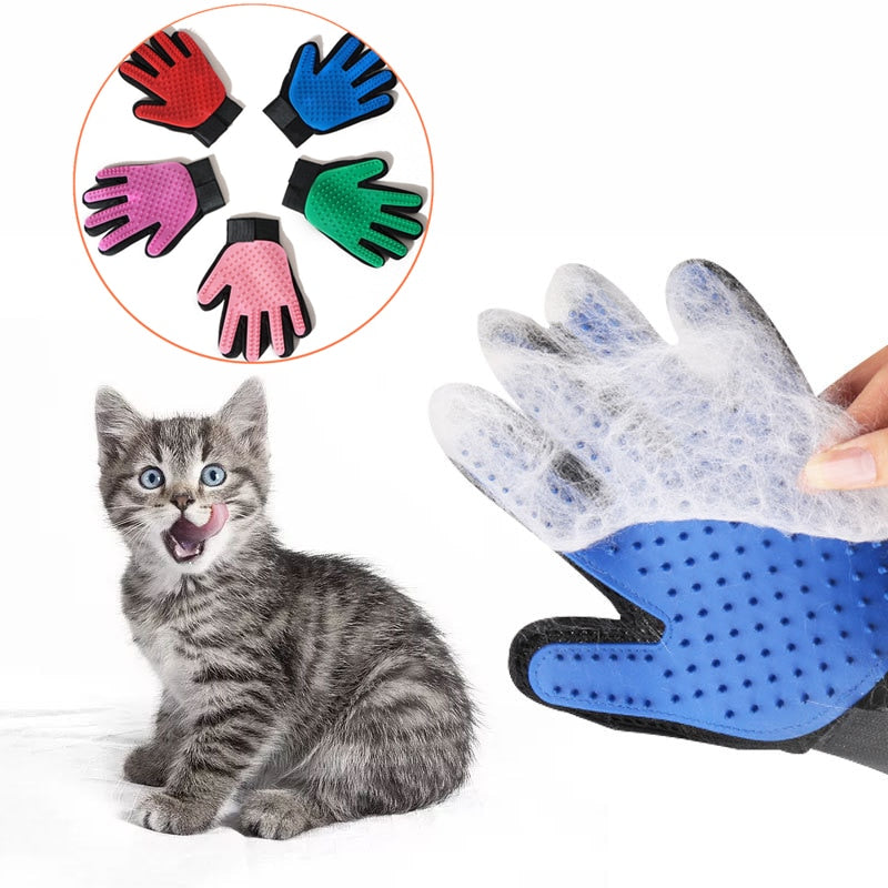 Pet Grooming Brush Glove