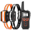 For 2 Dogs (1 Orange Black Remote + 2 Reflective Plastic Collars [1 Orange - 1 Black])