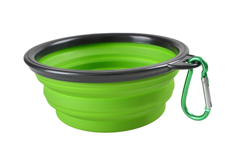 Collapsible Silicone Pet Bowl Outdoor