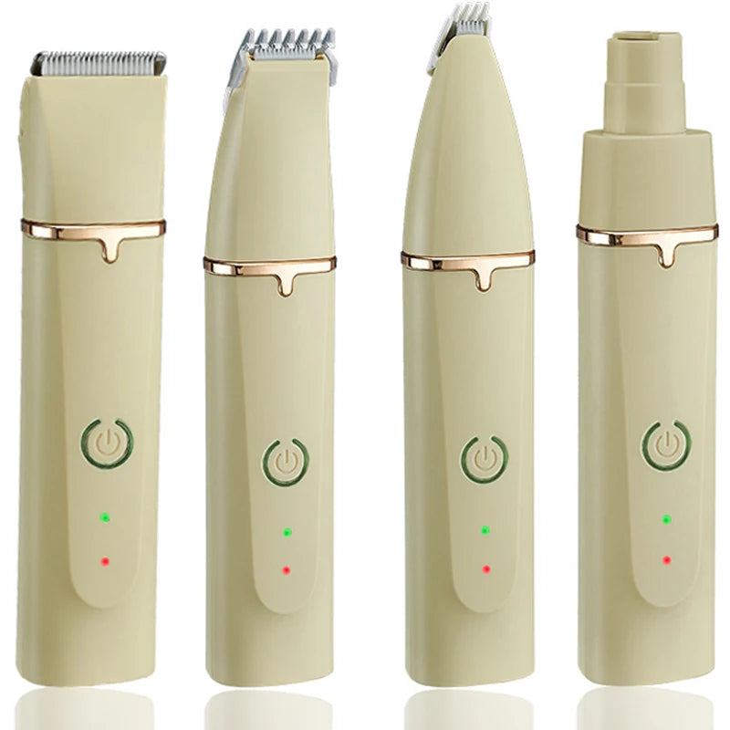 4-in-1 Electric Pet Grooming Kit - Clippers