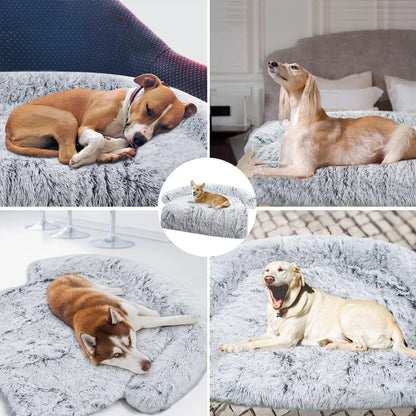 Removable Plush Pet Sofa Bed for Large Dogs