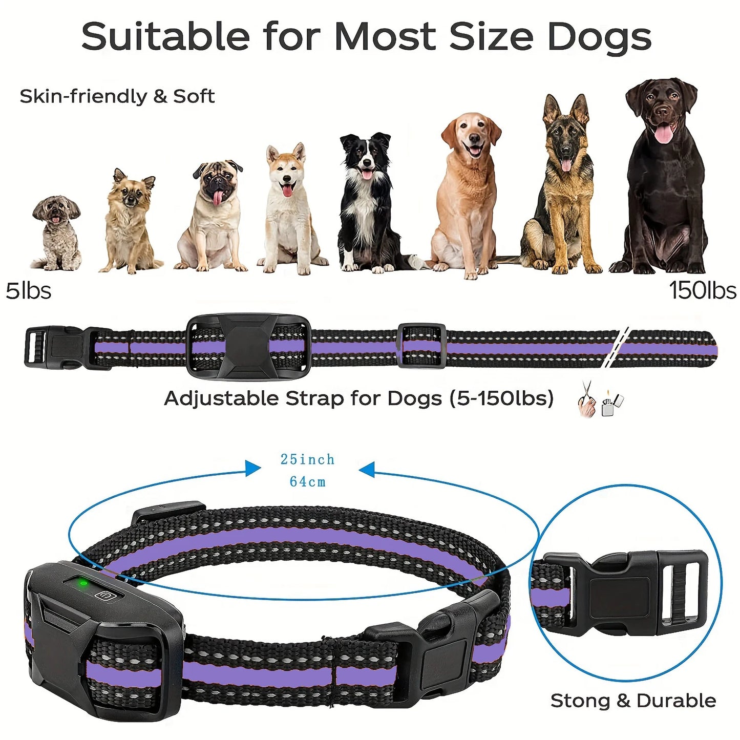 Electric Dog Training Collar with Remote Control