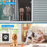 Dog Screen Door with Magnetic Self-Closing and Lockable Function