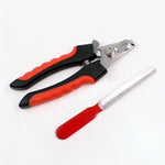 Professional Pet Nail Clippers and File Set