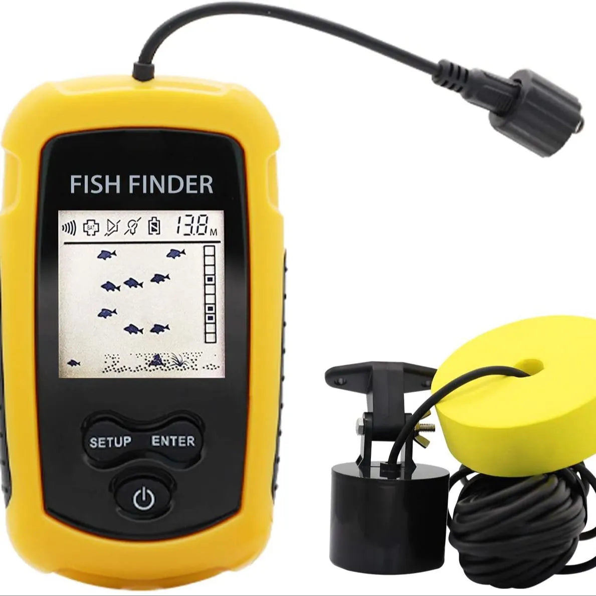 100M Portable Sonar Fish Finder