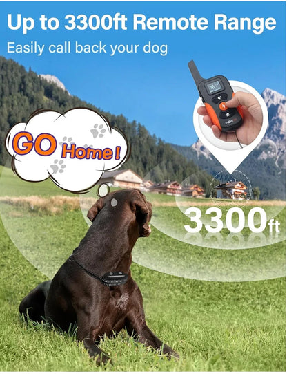 Dog Training Collar with Remote (2-in-1 Bark Collar & Training Collar)