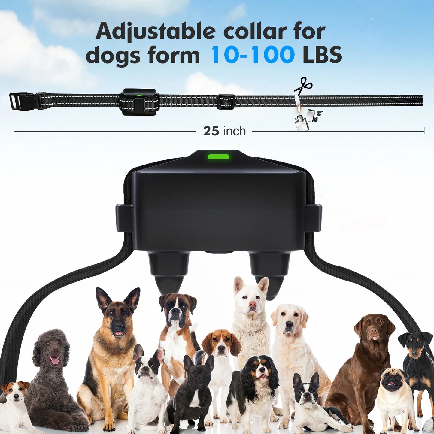 1000FT Pet Dog Training Collar 