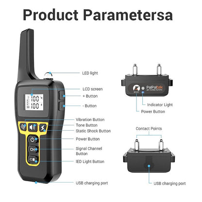 Remote Dog Training Collar with Automatic Mode (PD 529-1-TIO)