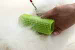 Silicone Hollow Rubber Dog Hair Brush Remover